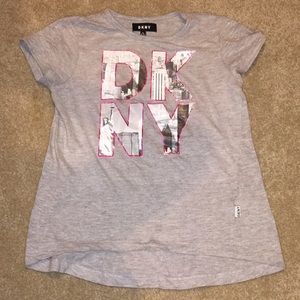 DKNY grey blouse